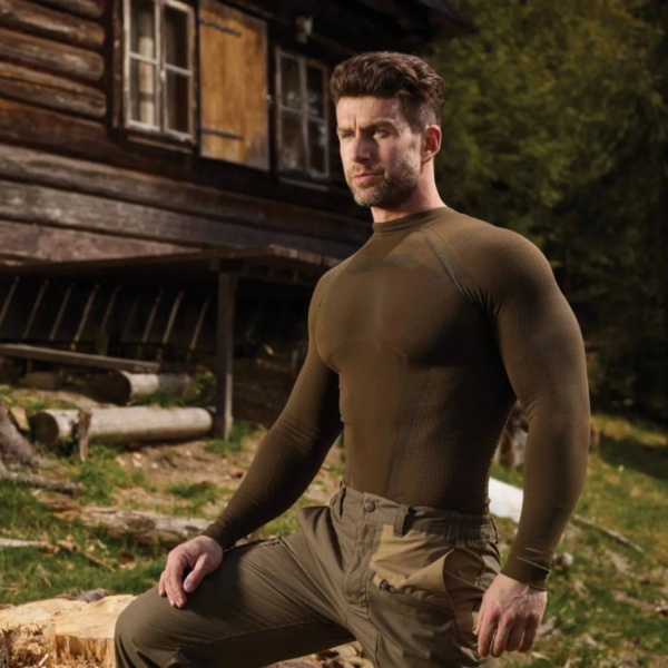 Термобелье мужское Brubeck футболка длинный рукав RANGER THERMO