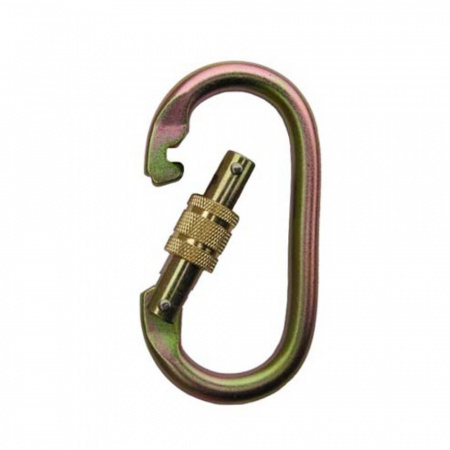 Вертикаль Карабин овал стальной