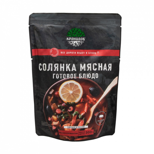 Готовое блюдо Солянка 300 г. (Кронидов)