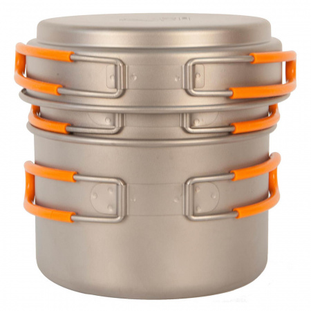 Набор посуды (титан) NZ 0.8 и 1.2л TS-014